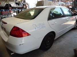 2006 Honda Accord EX White Sedan 2.4L Vtec AT #A24933